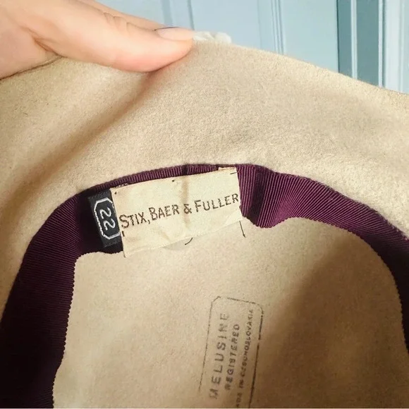 Stix, Baer & Fuller Vintage Women's French Mink Fur Hat - Picture 6 of 6